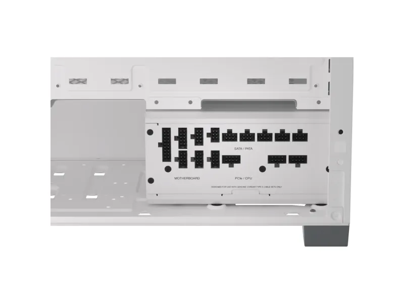 CORSAIR RMx Series RM1000X SHIFT - Strømforsyning (intern) - ATX12V 3.0/ EPS12V 2.92 - 80 PLUS Gold - AC 100-240 V - 1000 Watt - hvid