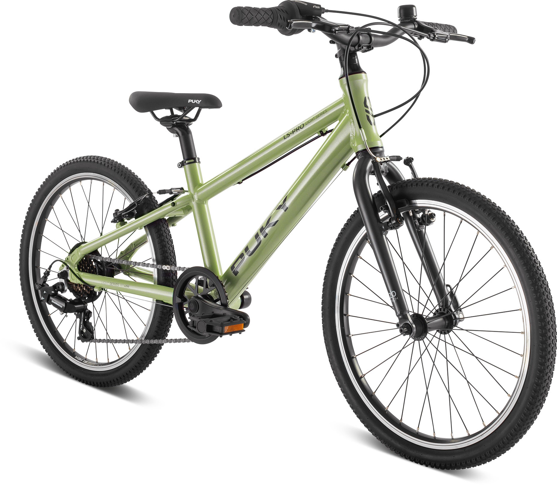 Puky LS-Pro 20-7 alu. børnecykel grøn/anthrazit