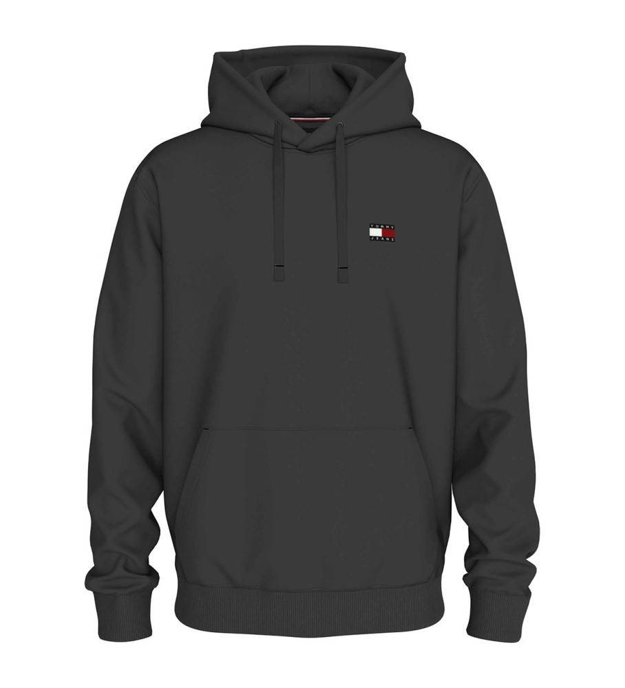 Moletom Tommy Jeans Reg Badge Preto