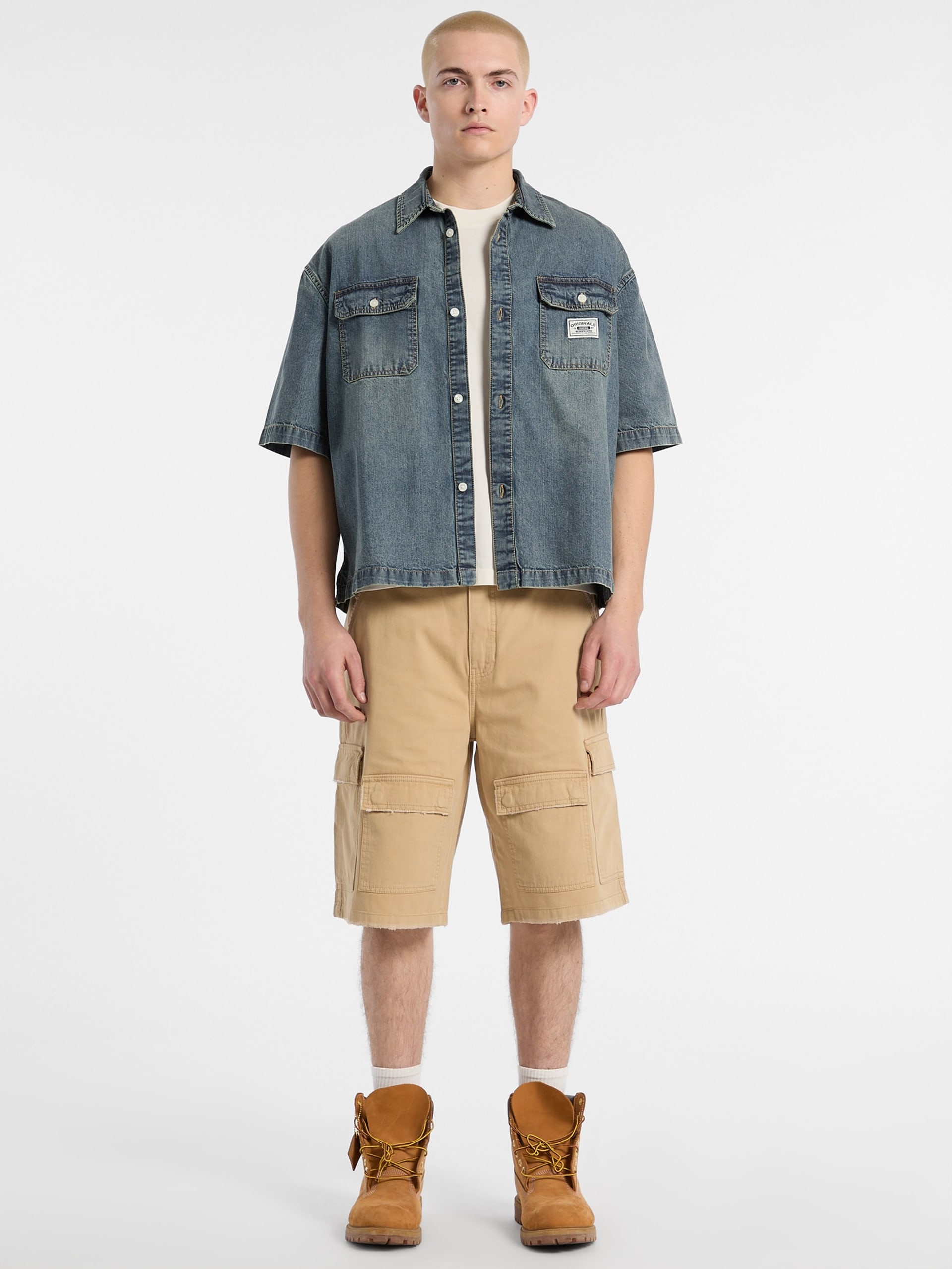 Calções cargo GUESS Originals Eco Twill