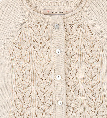 Konges Sløjd Cardigan - Strik - Cabby - Off White Melange