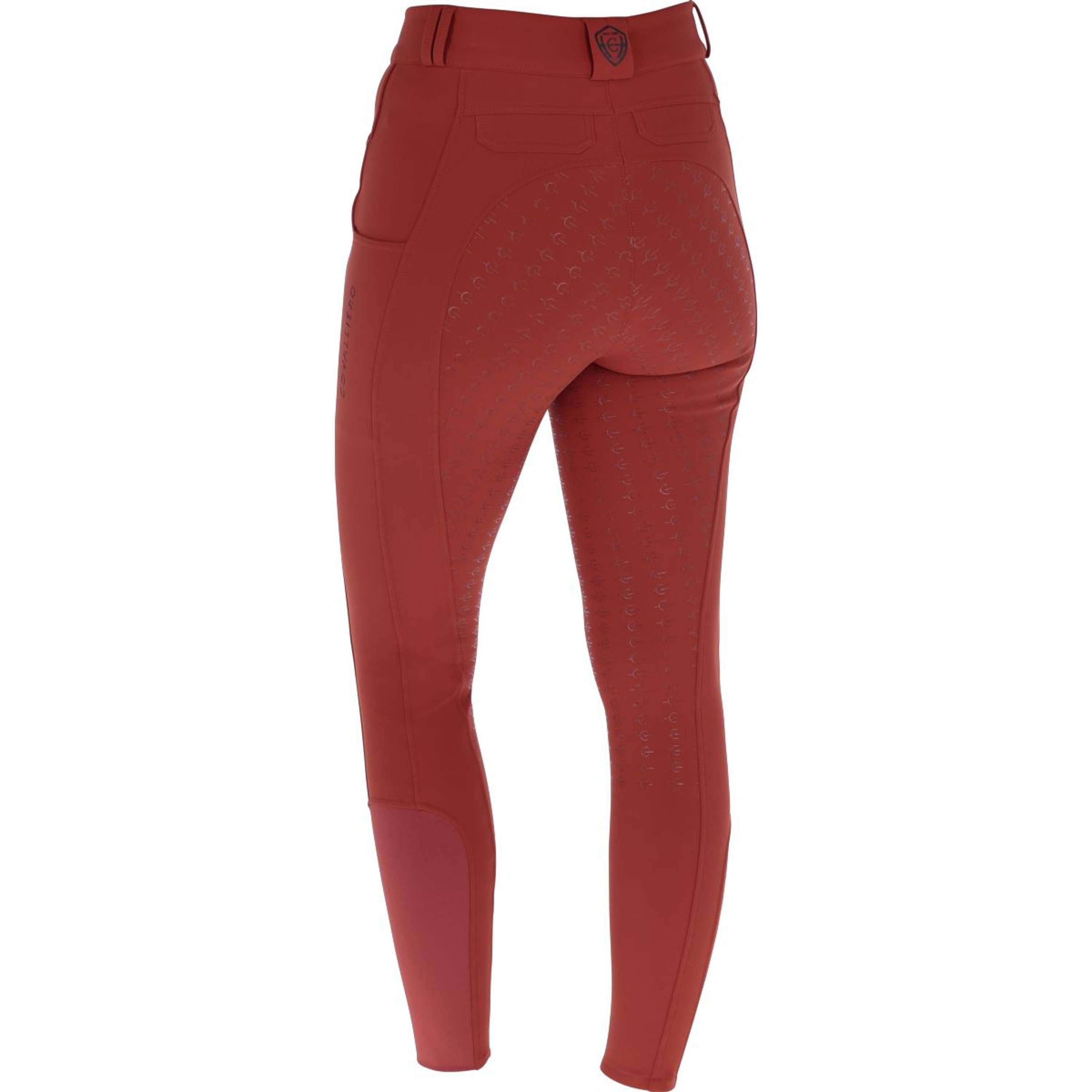 Covalliero Rijbroek AW25 Full Grip Rust