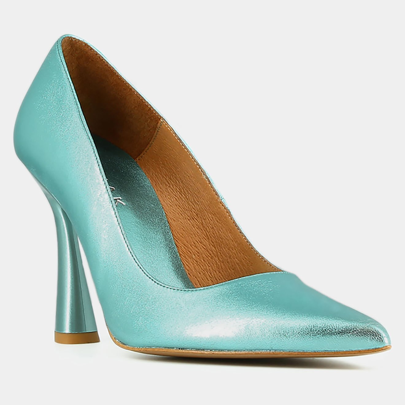 Jonak Escarpins en Cuir Dabate turquoise - Talon 10 cm
