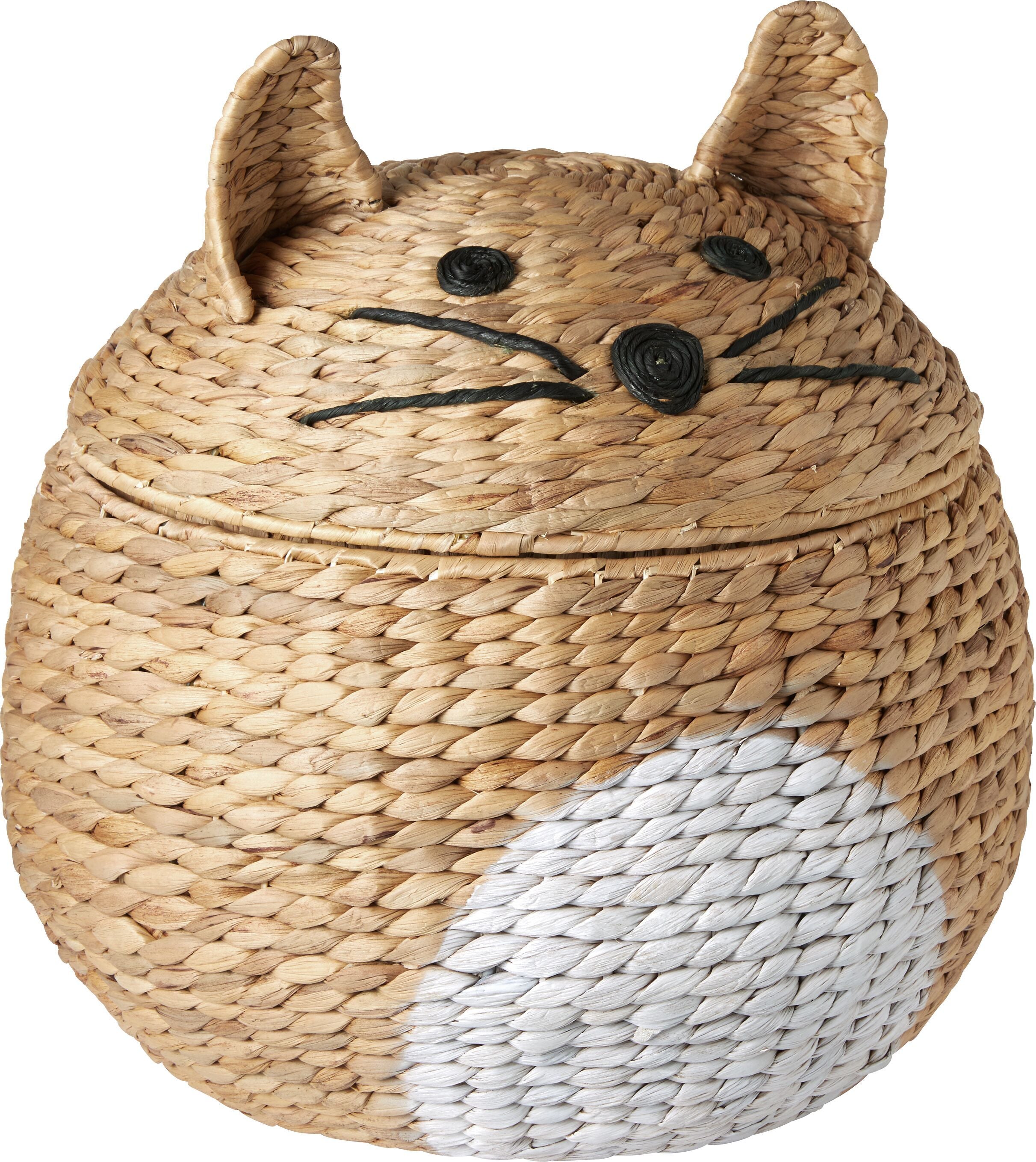 SILVI Korb - Beige / H: 40.0 cm