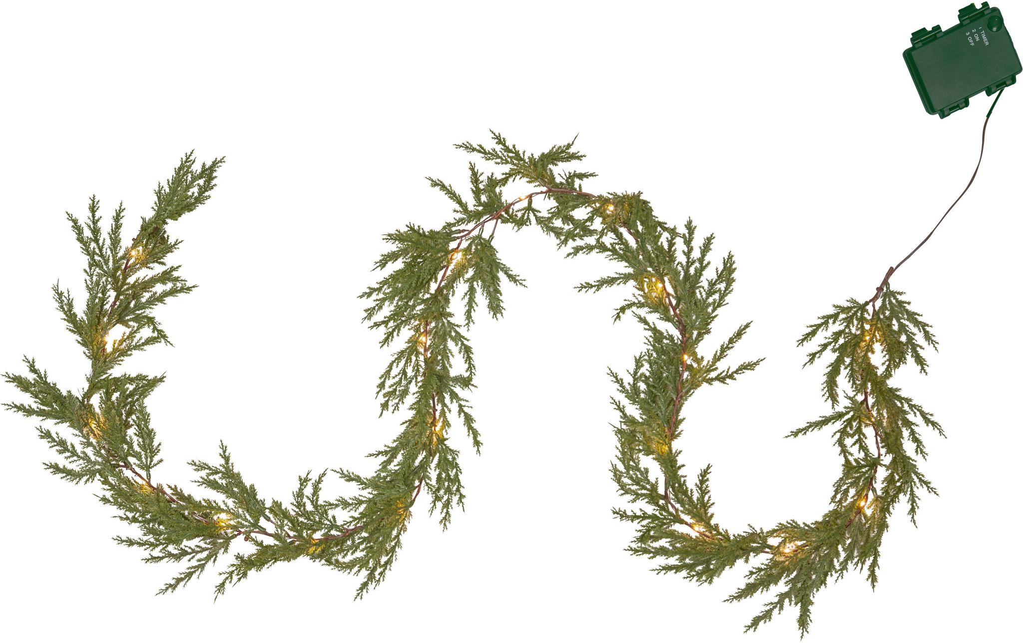 Girlande Thuja, 180 cmLED Weihnachtsdekoration