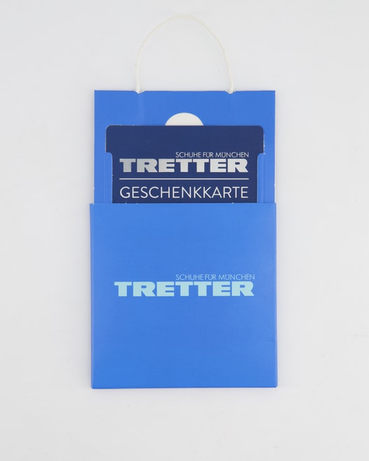Tretter Geschenkkarte in Blau