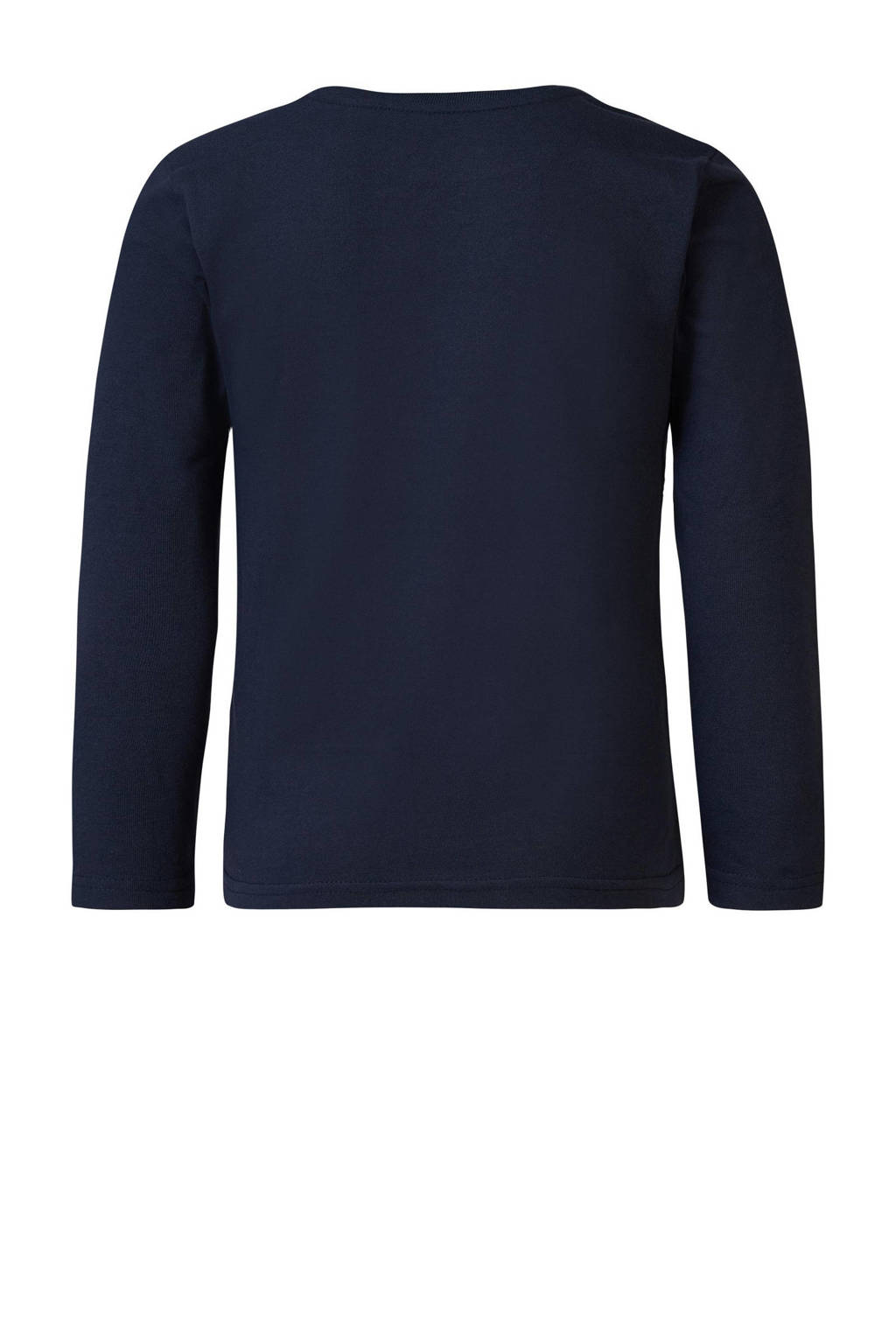 Noppies longsleeve Westwood met printopdruk donkerblauw