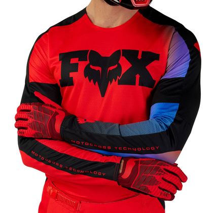 Maillot cross Fox 360 - STREAK 2024 - Rouge / Blanc