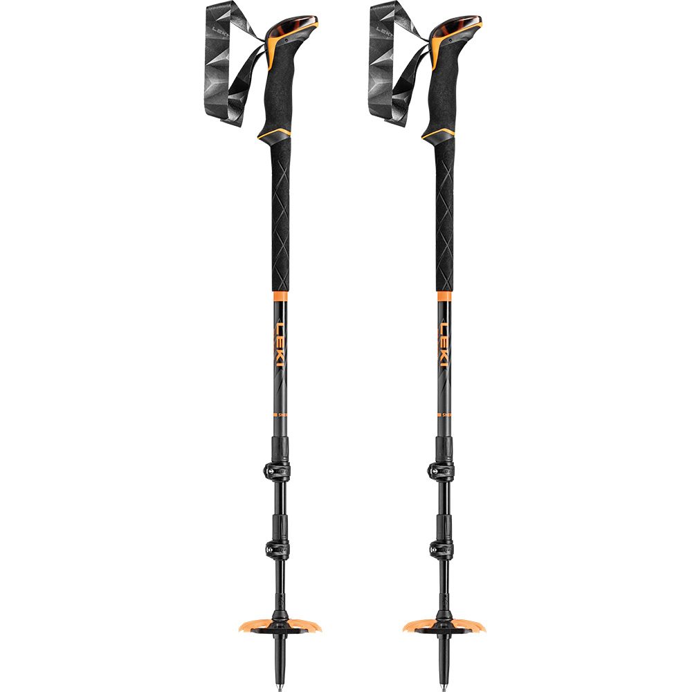 LEKI Sherpa Lite Wanderstöcke neonorange