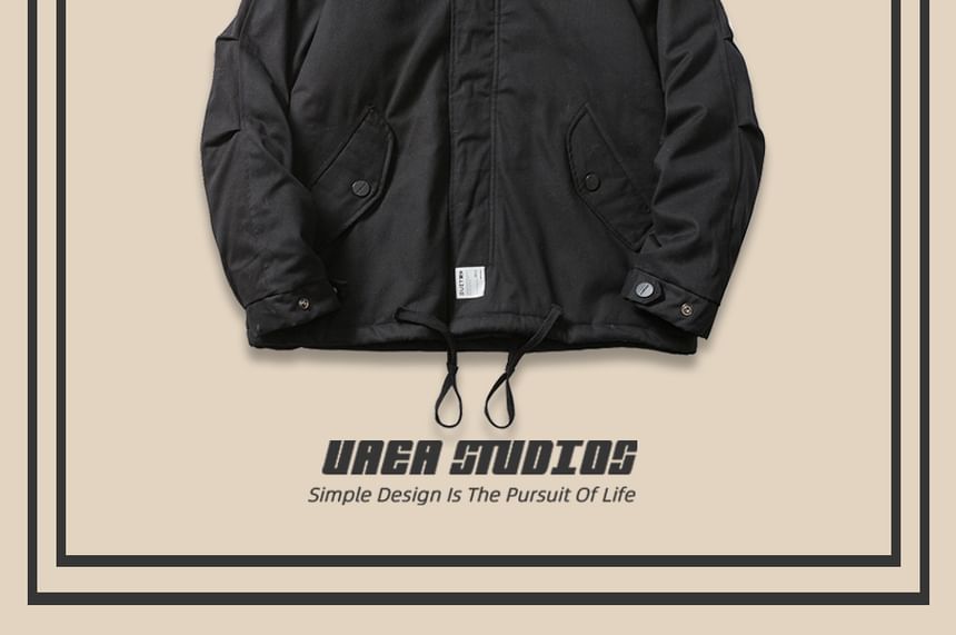 Chuoku - Gewatteerde parka met capuchon en rits