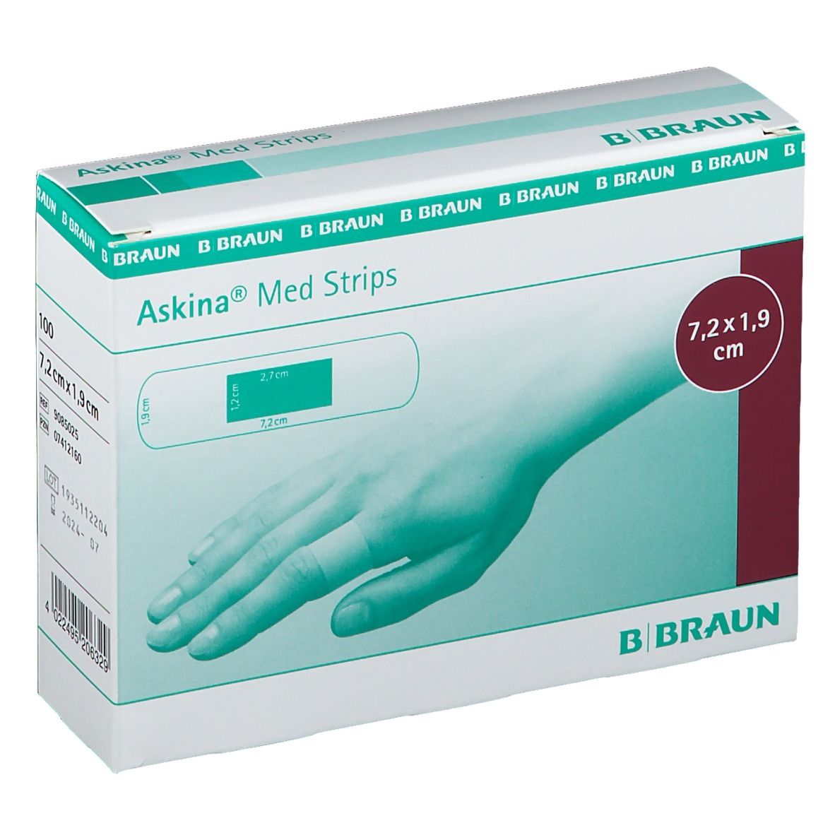 Askina® Med Strips 1,9 x 7,2 cm
