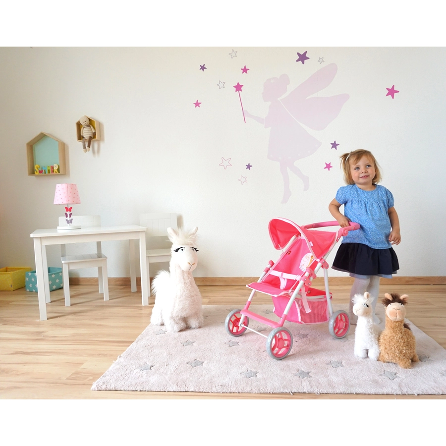 knorr toys® Puppenbuggy Liba NICI La-La-Lama Lounge rosa