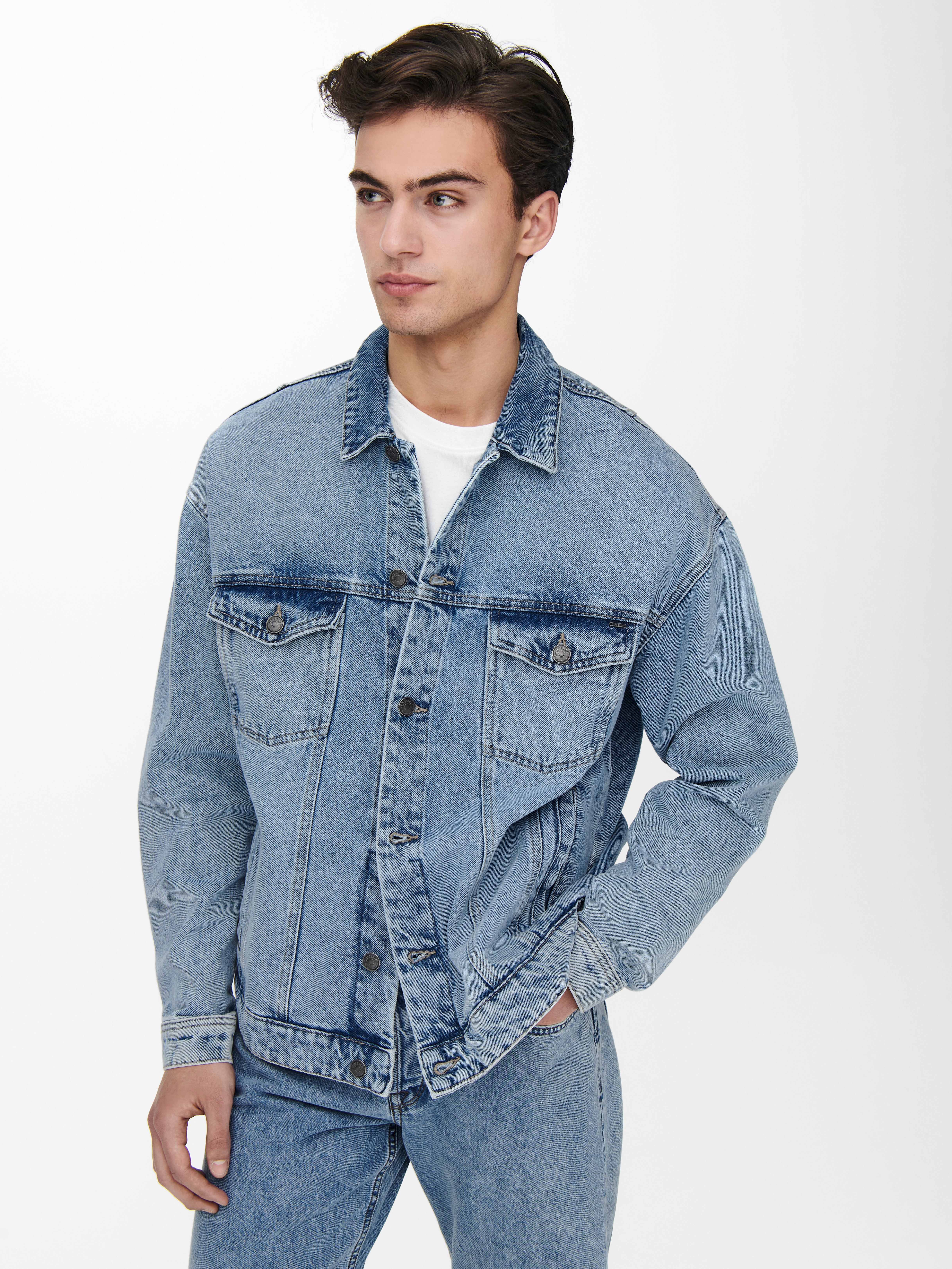 ONSRICK Jeansjacke Blue Denim