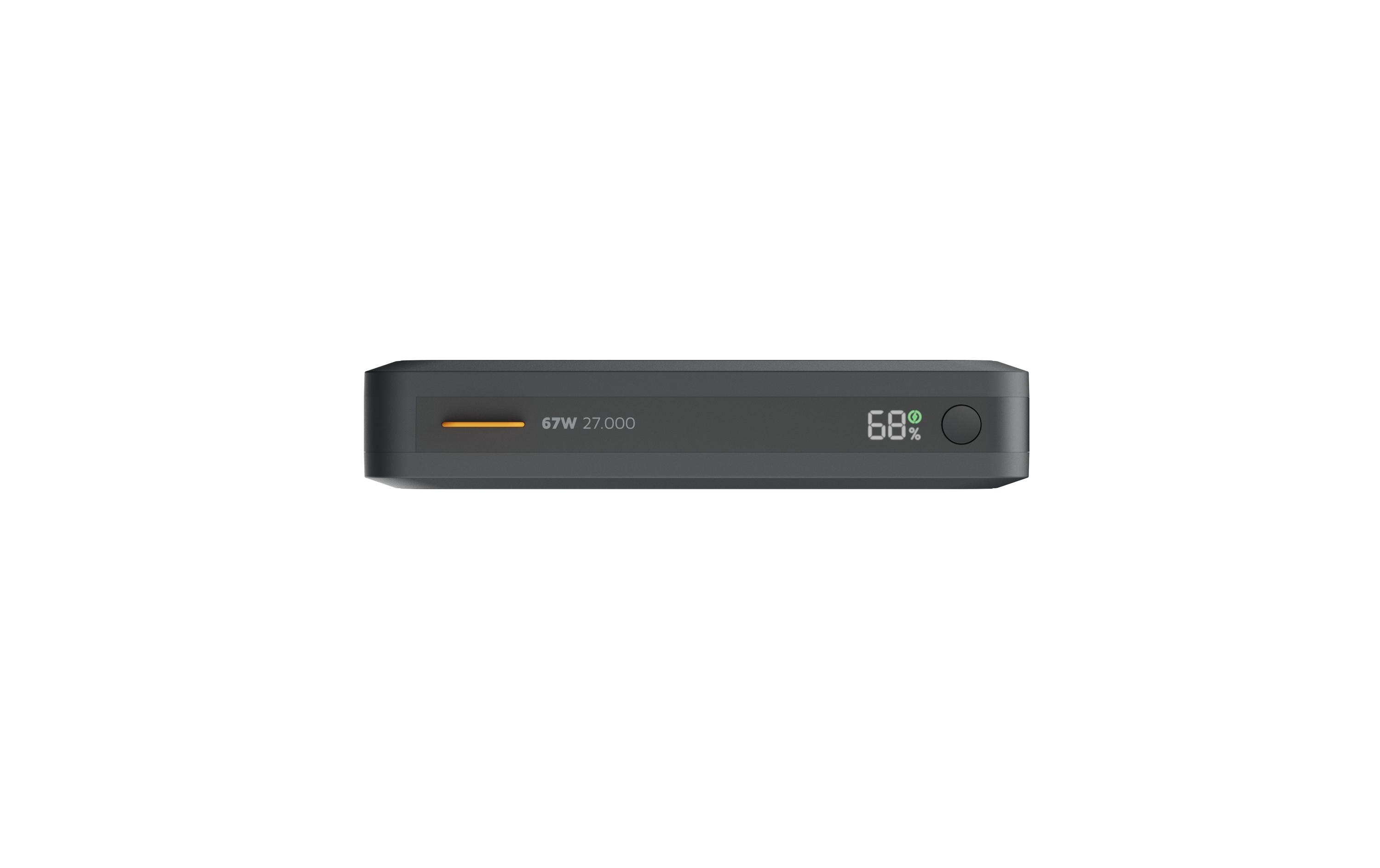 Powerbank Fuel Series 5 FS5271 27000 mAh, Schwarz2x USB-C, 1x USB-A Fuel Series Midnight Black