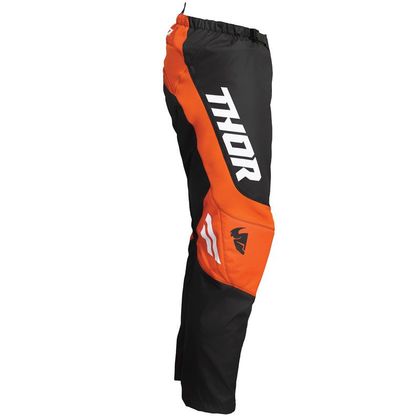 Pantalon cross Thor SECTOR CHEV CHARCOAL RED ORANGE ENFANT - Gris / Orange