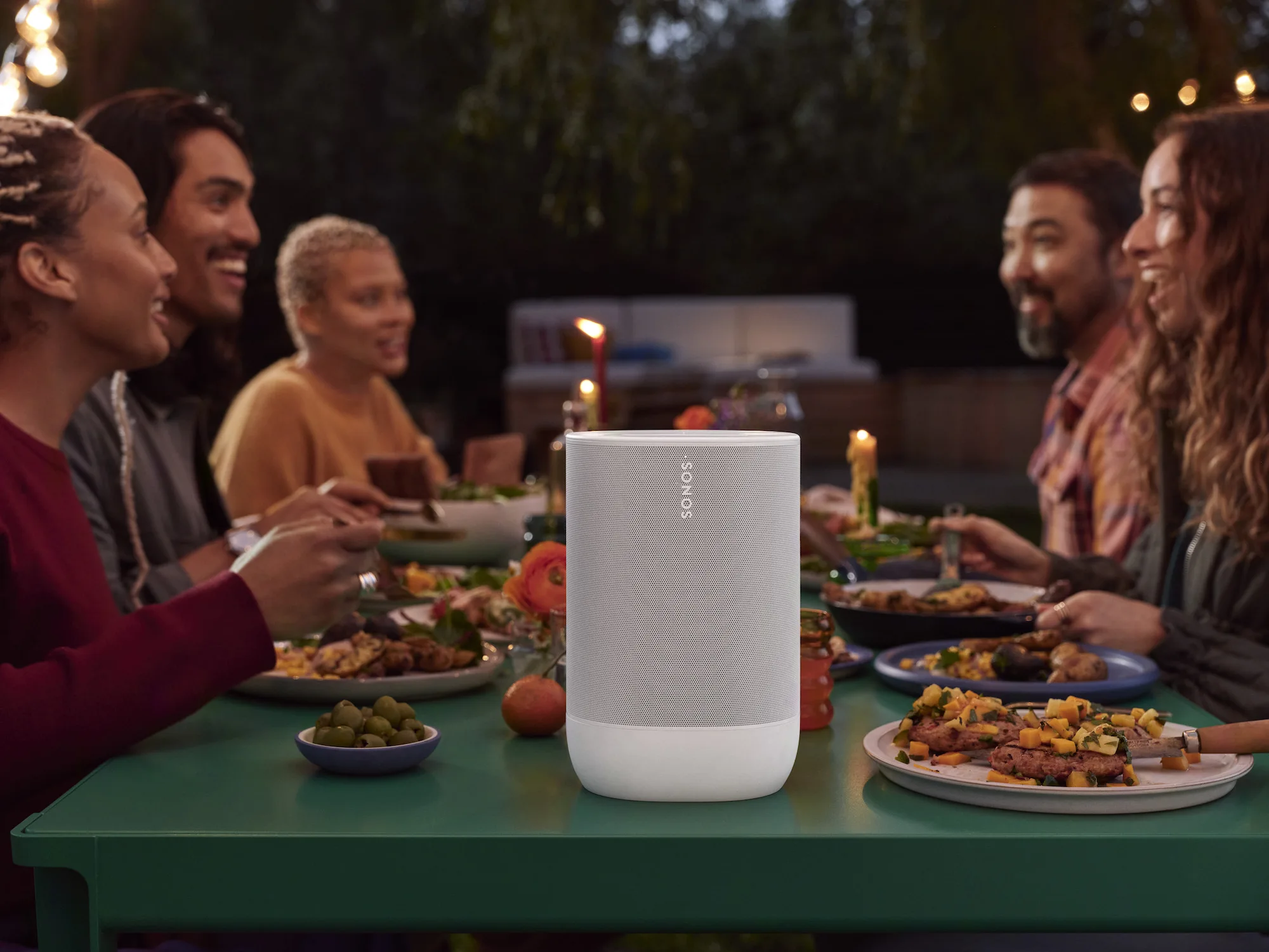 Sonos Move 2 Blanc Enceintes Bluetooth portables