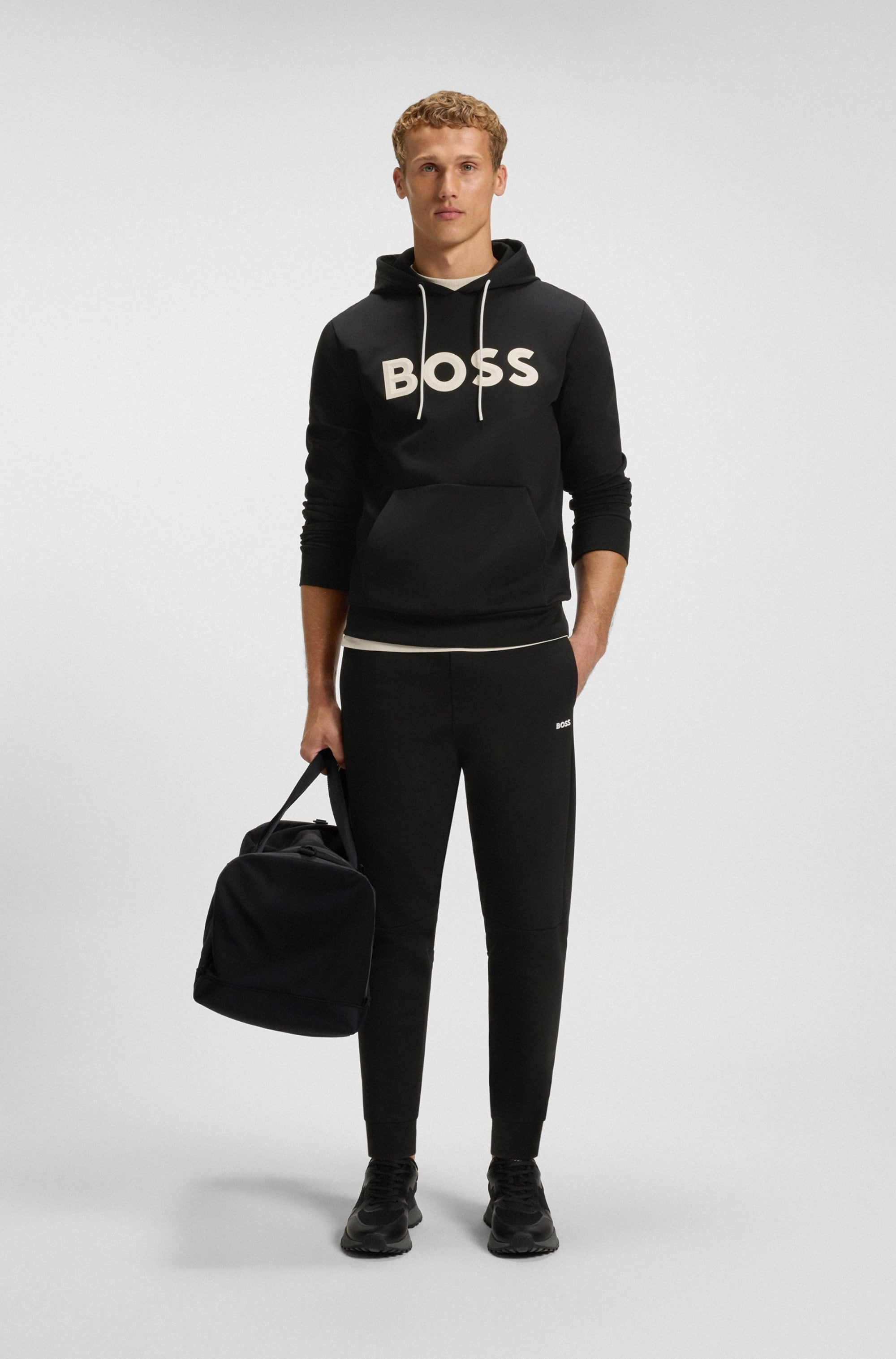 BOSS GREEN Jogginghose »Pants Zone«  Regular fit, Tunnelzug, Mittlere Bundhöhe Trainingshose Sweathose