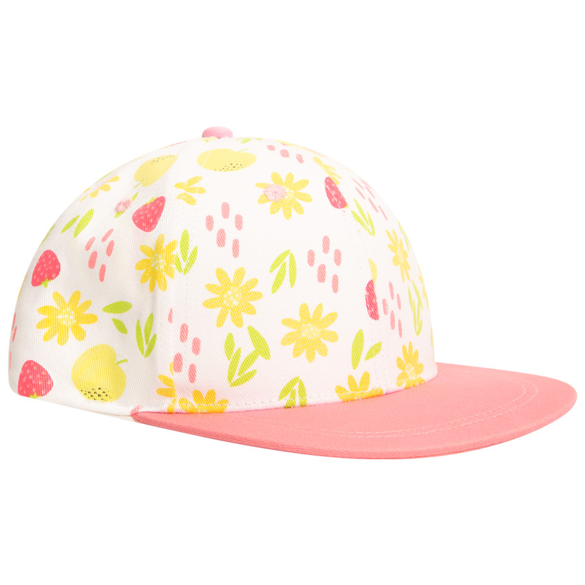 Casquette snapback imprimé fruits pour fille