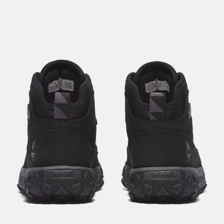 Botte imperméable GreenStride Motion 6 pour enfant en noir