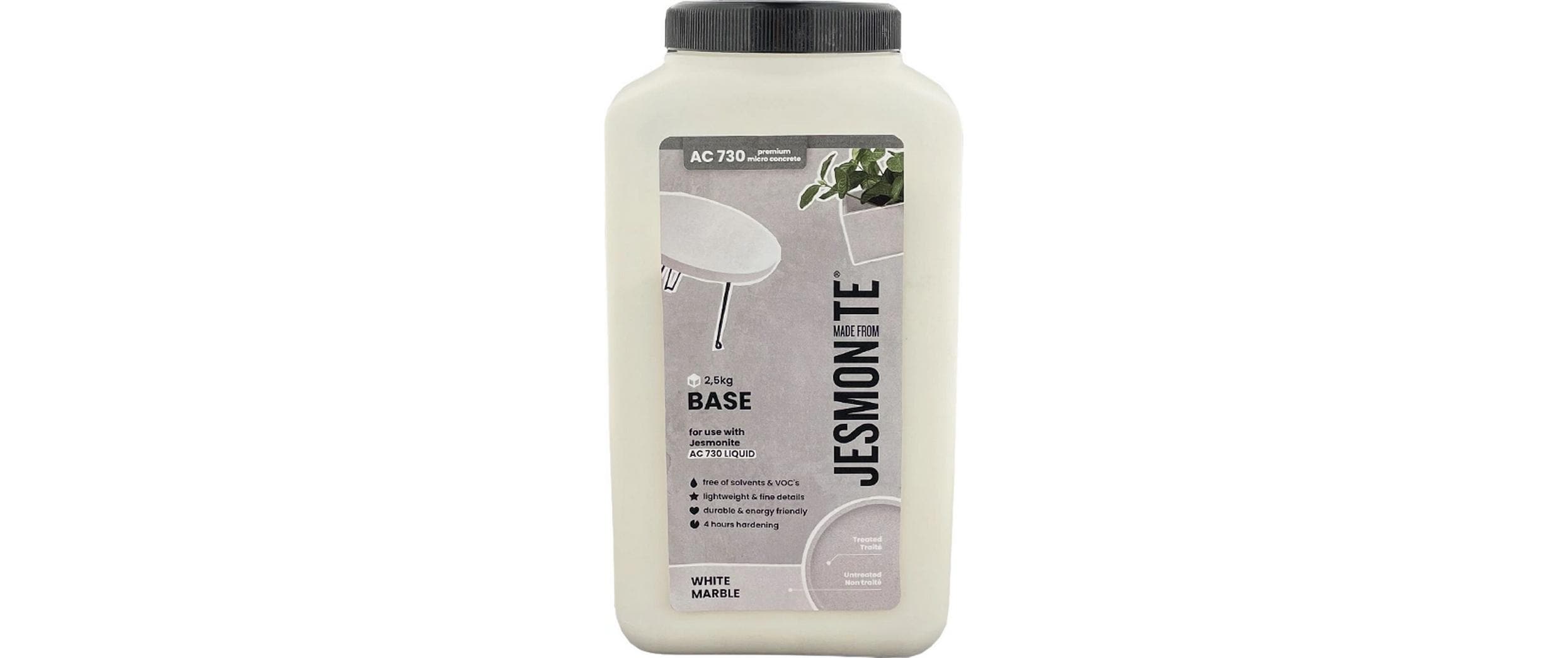 Modelliermasse Zementbasis Pulver 2.5 kg, White MarbleGiessharz Resin anstatt Epoxidharz