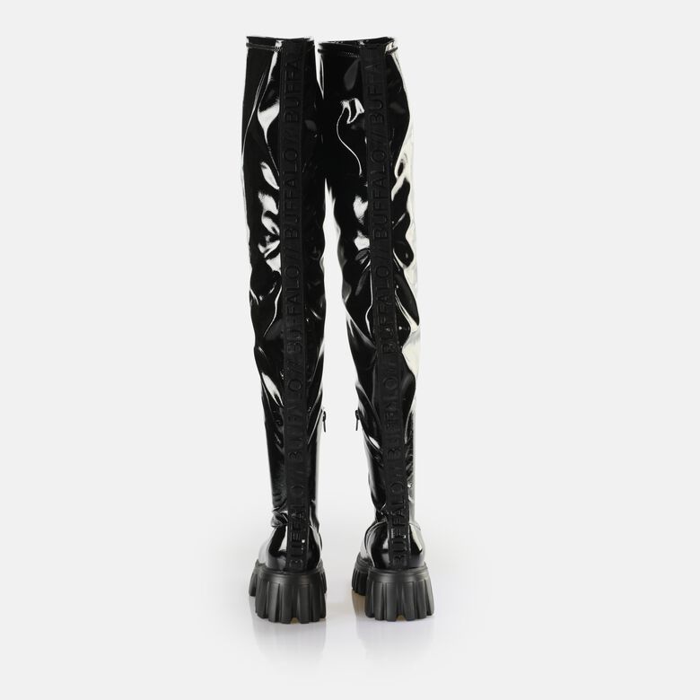 Lion Over Bottes vegan, noir
