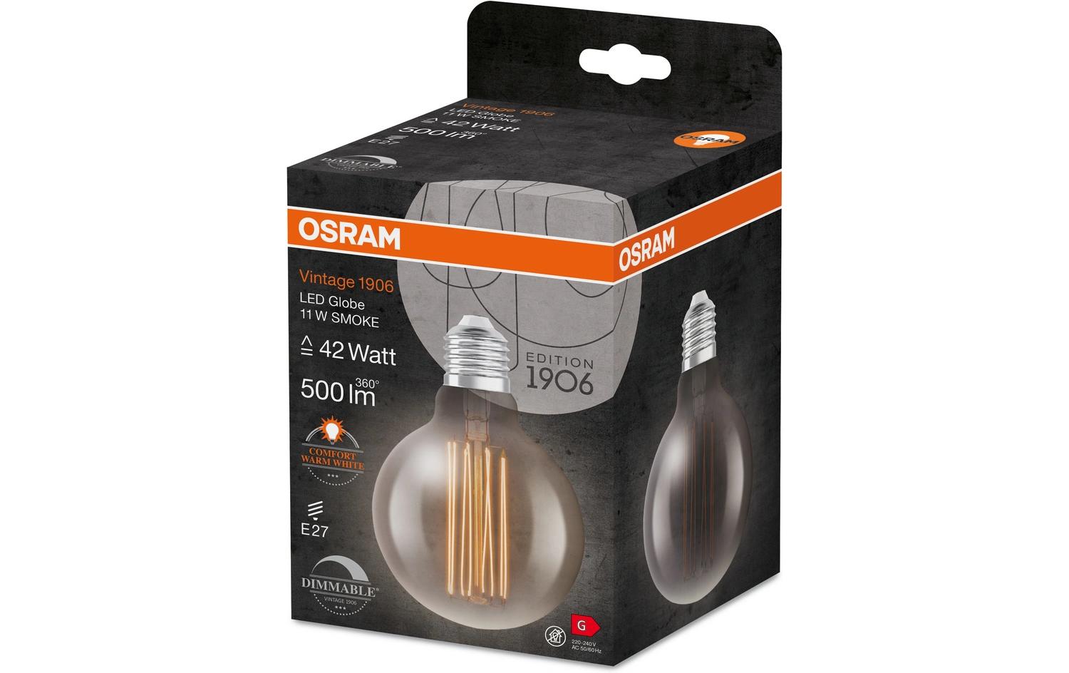Lampe Vintage 1906 Globe95, 11W, E27, WarmweissDimmbare LED-Lampen, Vintage-Edition
