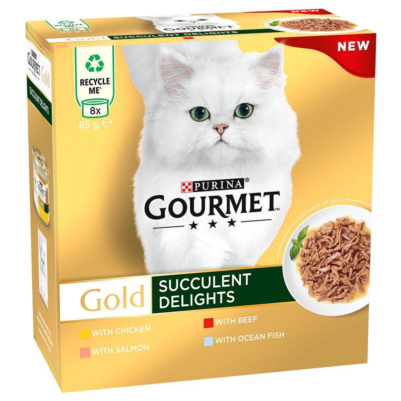 Jumbopack Gourmet Gold Les Effilochés 96 x 85 g