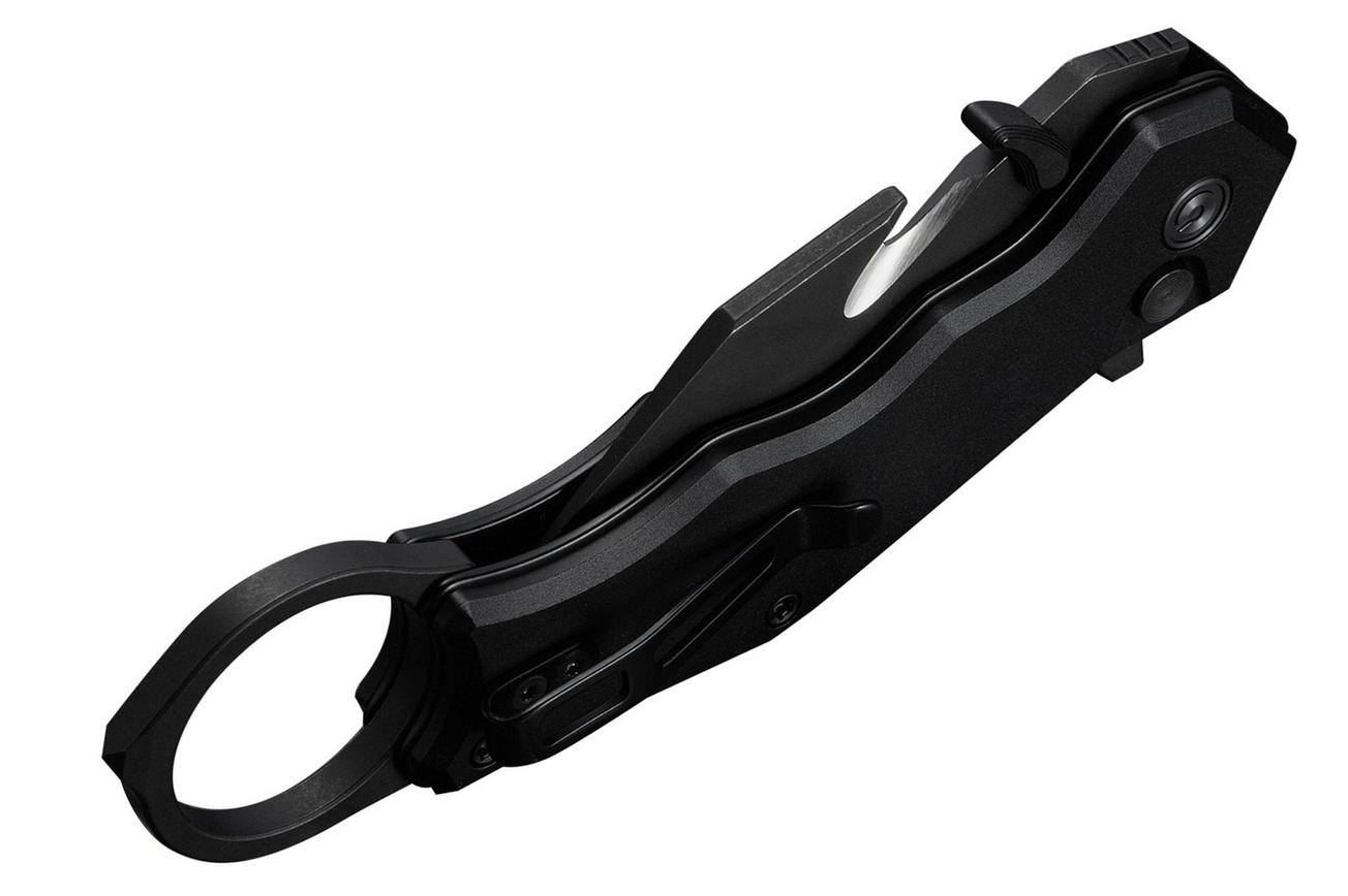 Civivi Amaroq C24018-2 Blackwashed Nitro-V, Black Aluminium, zakmes, Tony Sentmanat design