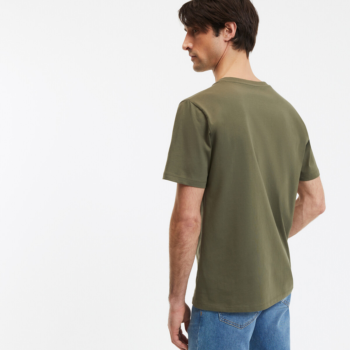 COLEÇÃO LA REDOUTE<br>Camiseta de manga curta com decote em V