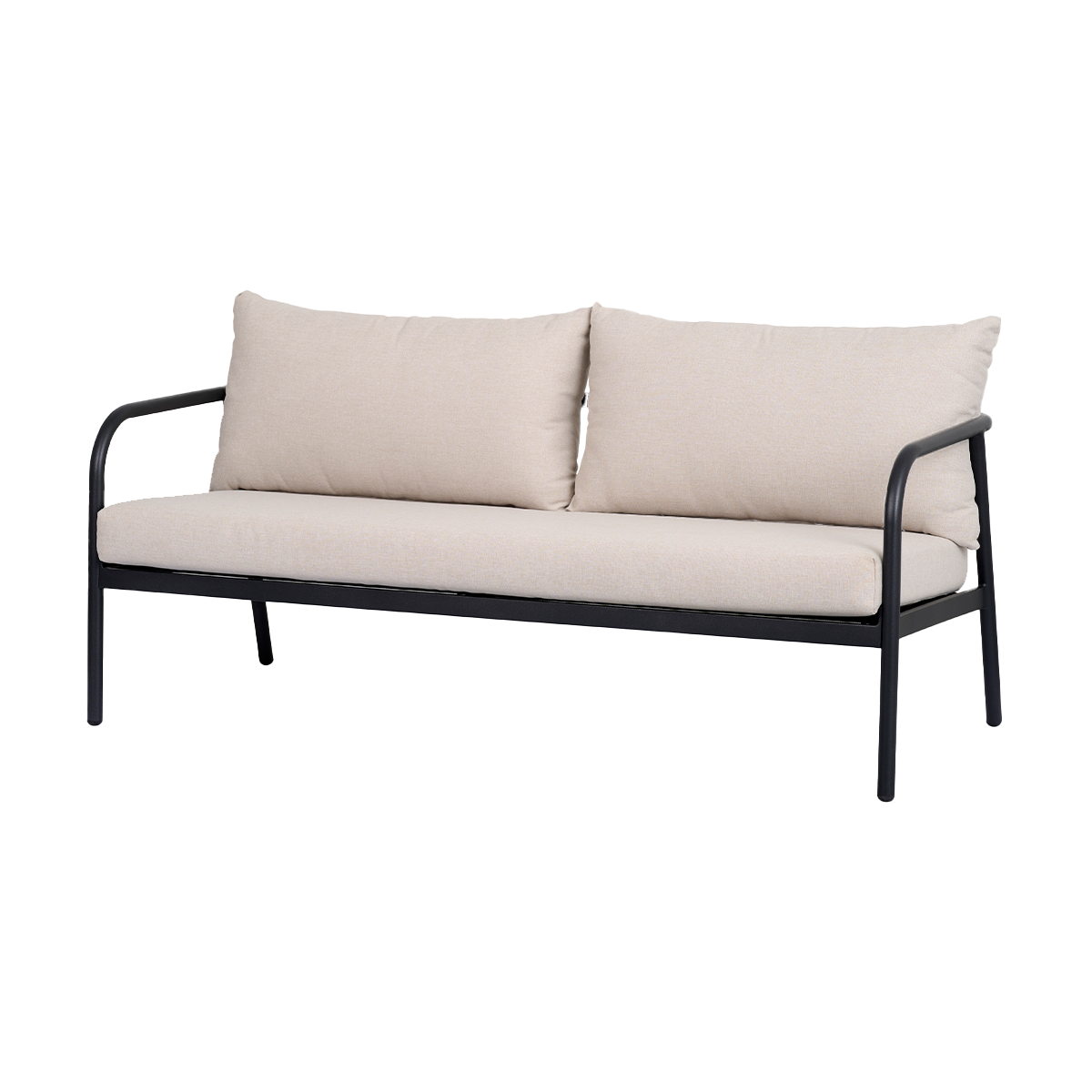 Tuin loungeset Manu 5-delig met zitkussens Beige