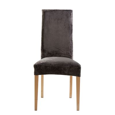 Housse de chaise bi-extensible microfibre