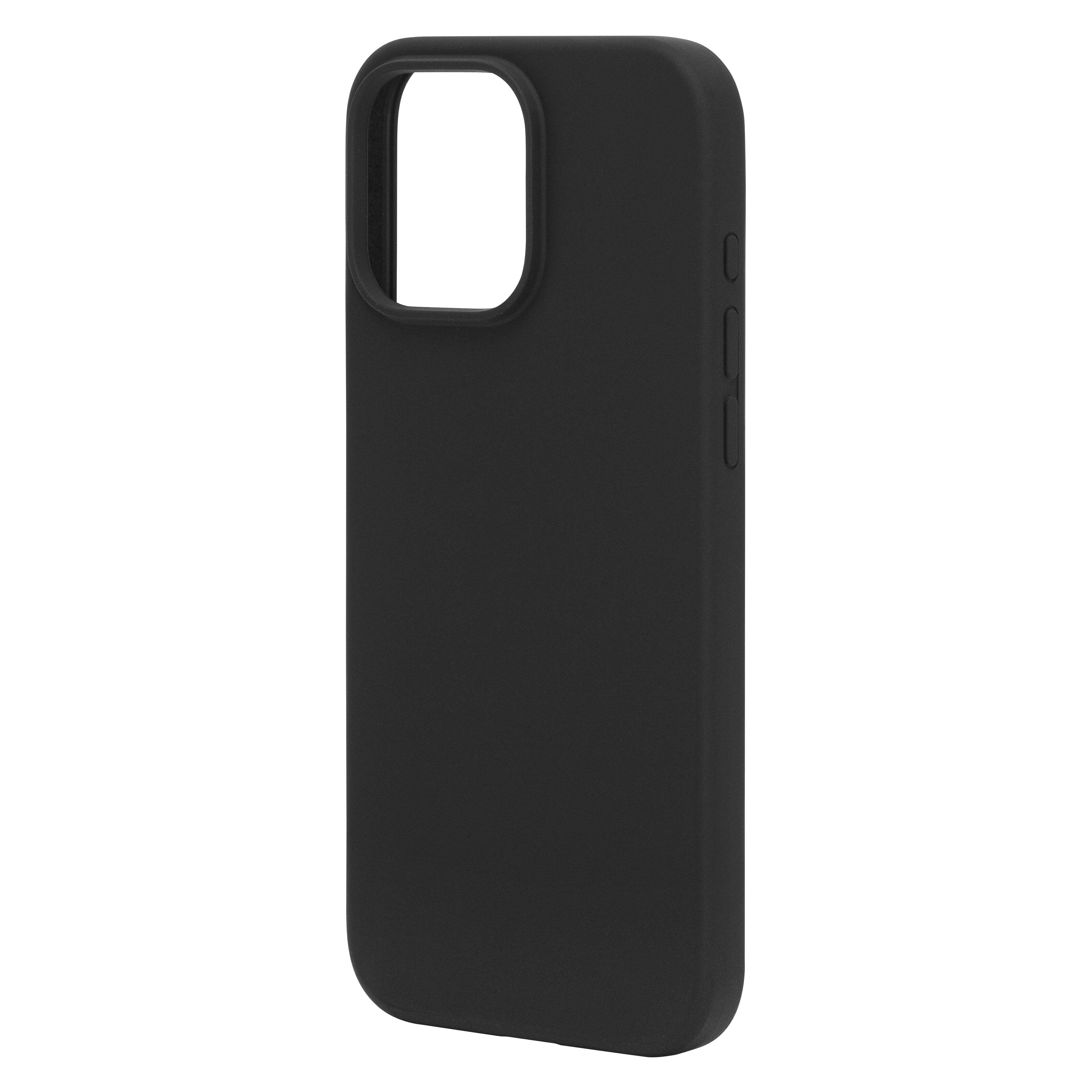 Linocell Rubber case for iPhone 16 Pro Max Svart