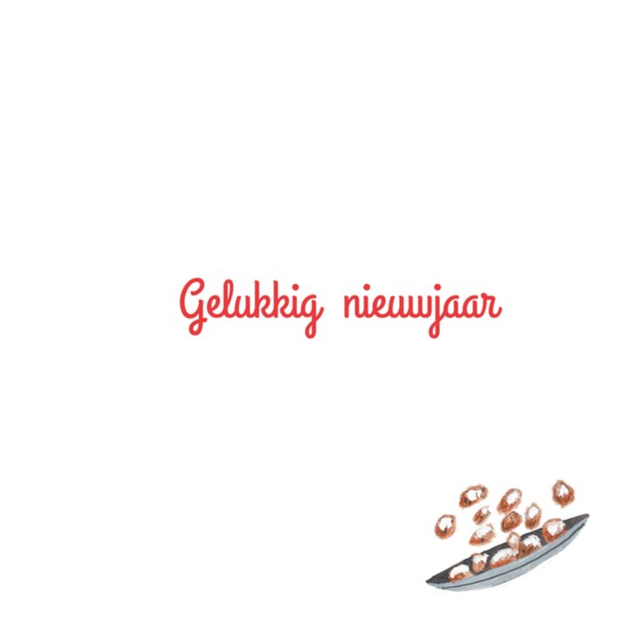 Fiep Westendorp | Nieuwjaarskaart | oliebollen
