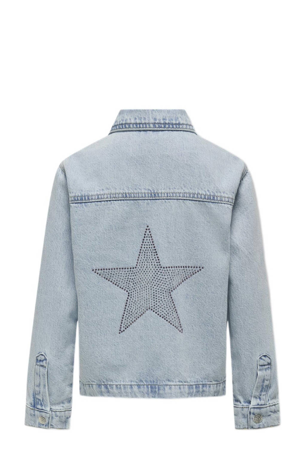 ONLY spijkerjas KOGCARLY light blue denim