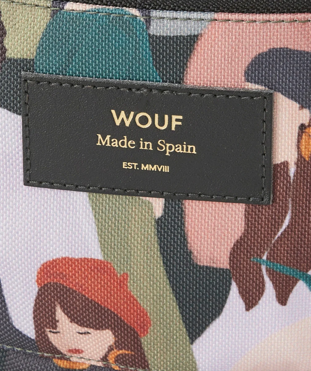WOUFTROUSSE IMPRIMÉE PERSONNAGES 23 x 15 x 15 CM
