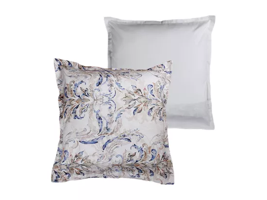 Lot de 2 Taies d'oreiller satin de coton imprimé Fageut