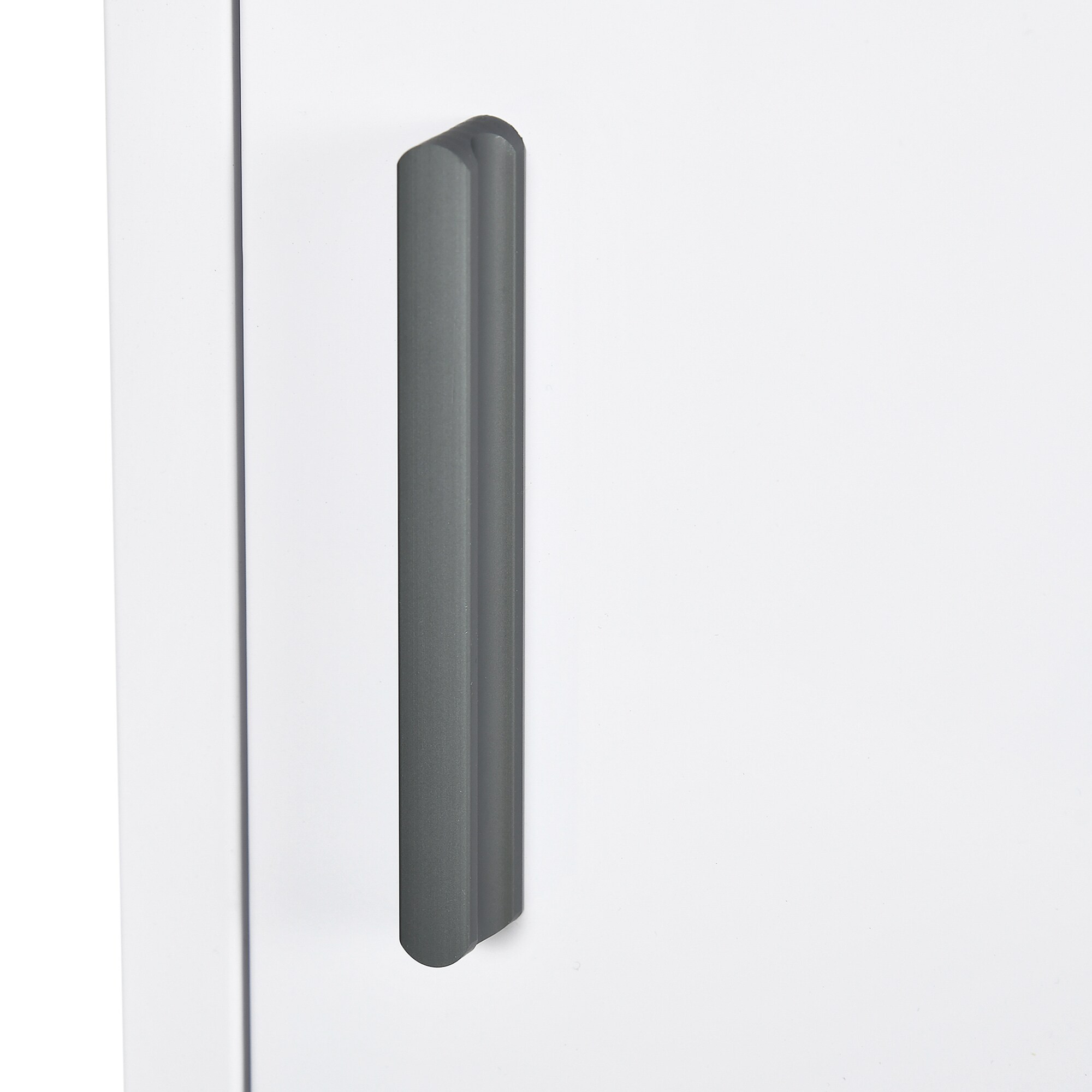 kleankin Medizinschrank mit Tür weiß 30L x 12B x 60H cm