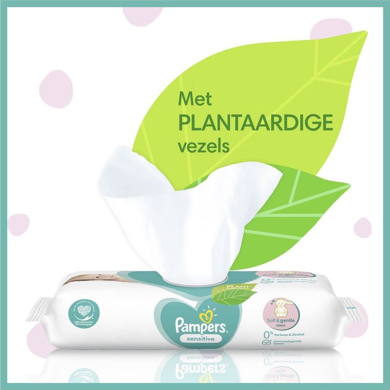 Pampers - Sensitive - Billendoekjes 0% plastic - 36 x 52