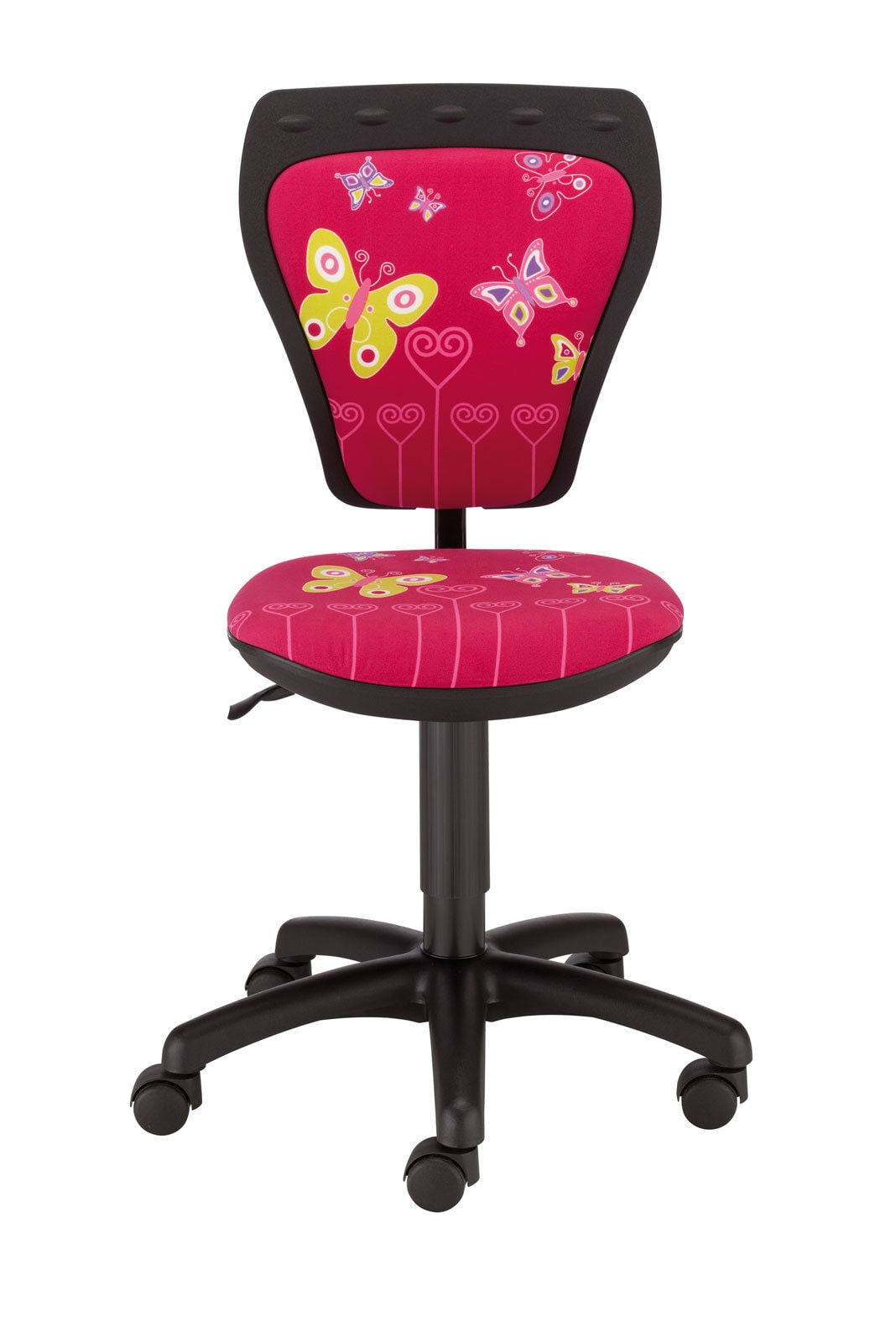 Drehstuhl Pink/Motiv Schmetterlinge