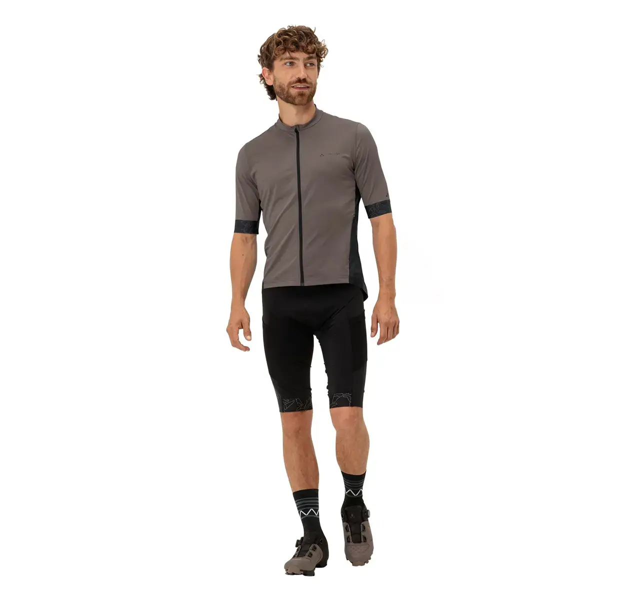 VAUDE Kuro II FZ Fietsshirt Korte Mouwen Beige Heren