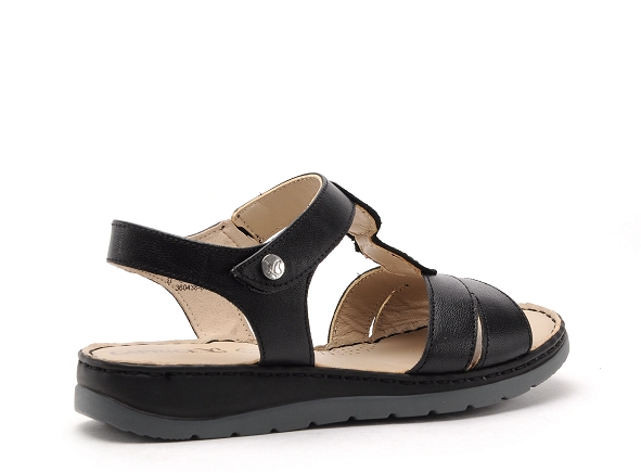 Caprice nu pieds plats femme 28154 noir