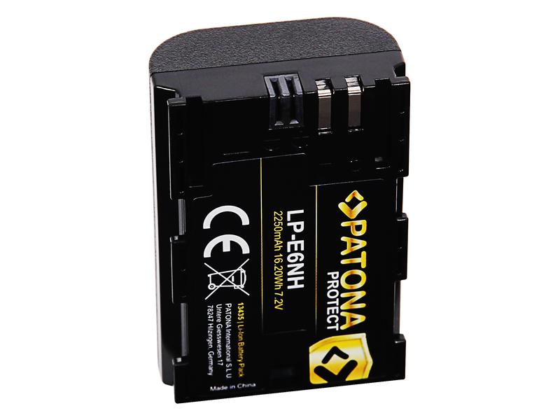 Patona PROTECT Akku für Canon EOS R5, EOS R6, R6II und R7 PROTECT Batteriesatz für Canon