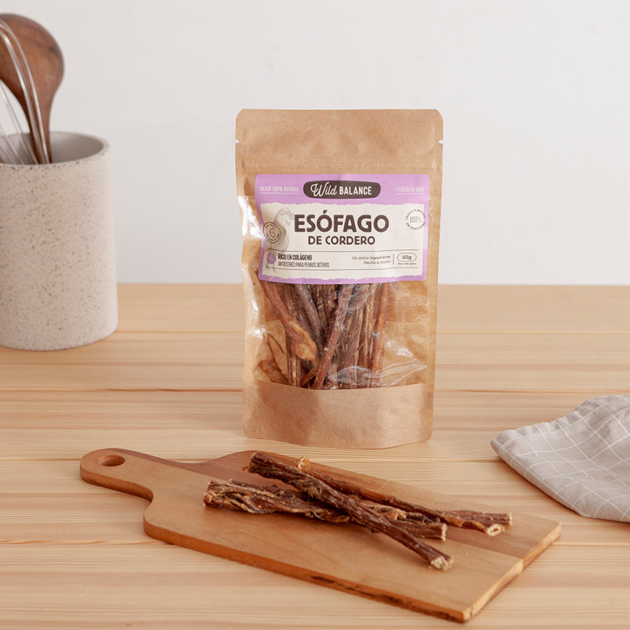Esôfago de cordeiro Wild Balance para cães