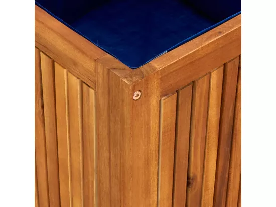 Boîte de rangement de jardin 75x75x58 cm Bois d'acacia solide