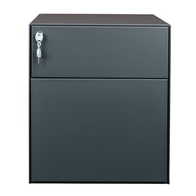 Caisson mobile métallique monobloc – 2 tiroirs - anthracite