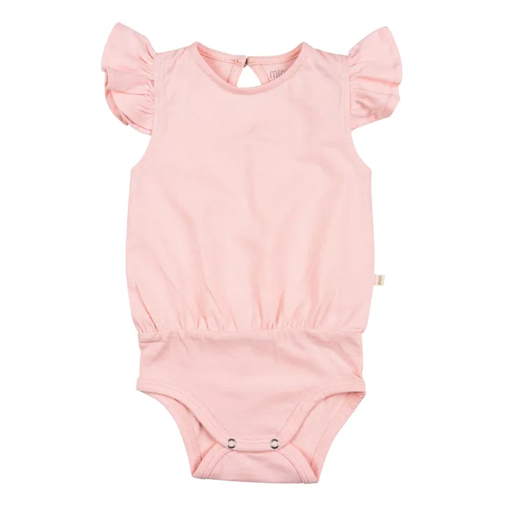 Minimalisma Barboteuse Coton Bio Pippy | Rose