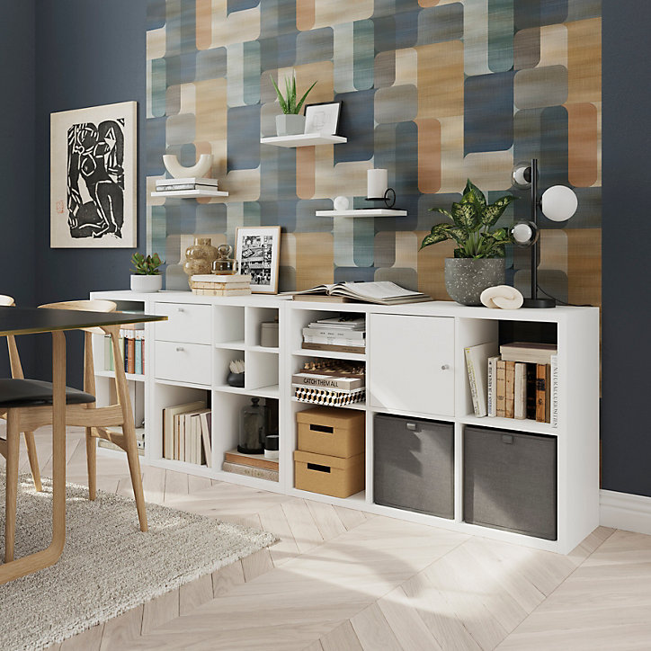 Étagère modulable 6 cubes GoodHome Mixxit blanc