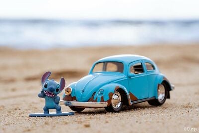 Jada Toys  Disney Lilo & Stitch Bil 1959 VW Bubbla med Stitch-figur 1:24