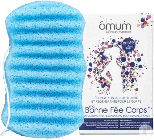 Omum Ma Bonne Fée Éponge Konjac Exfoliante Et Régénérante Corps 1 Pièce