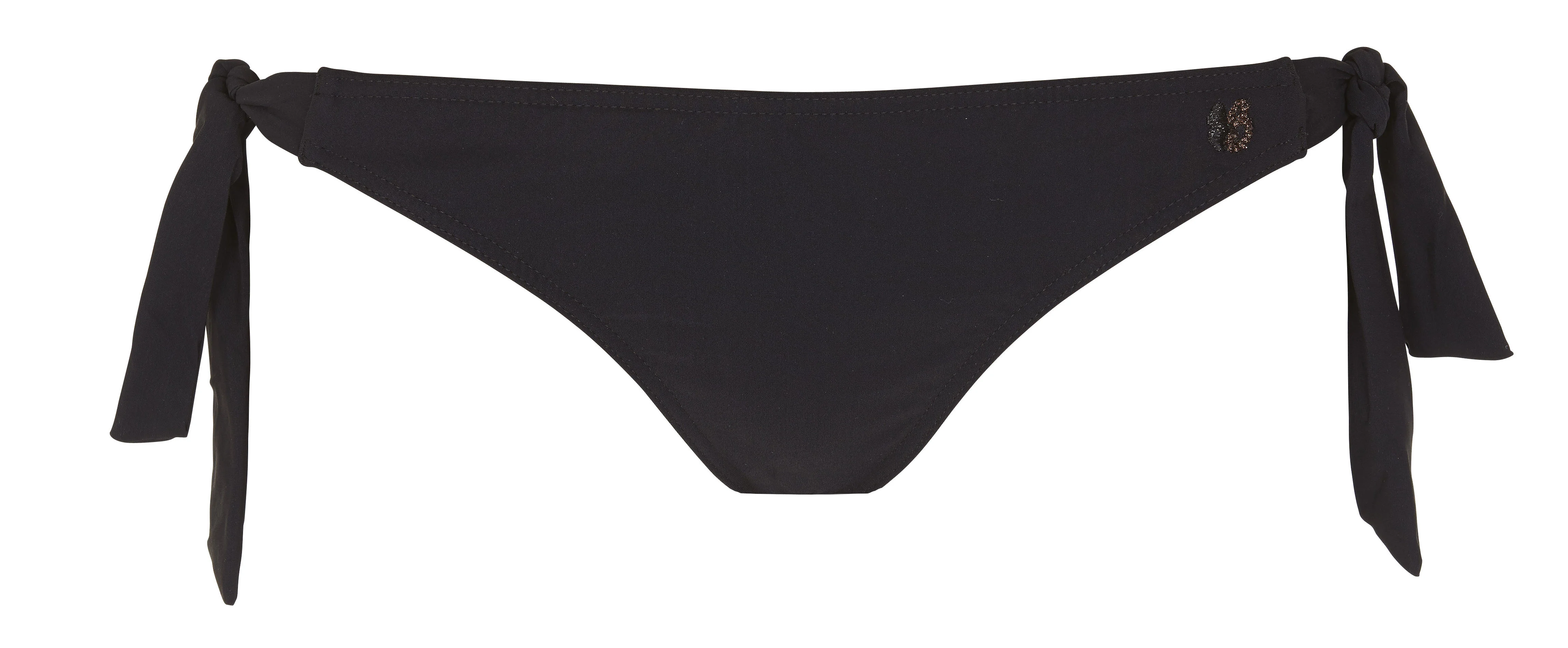 MENDA - Culotte de bain à nouer | Noir